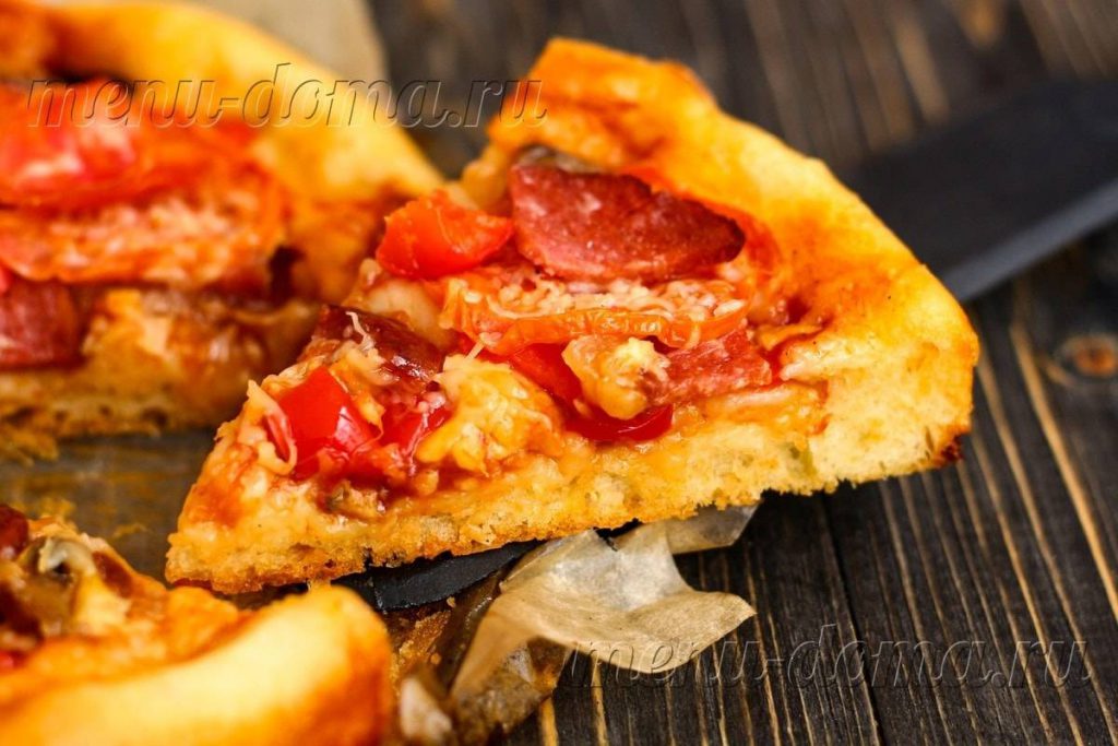 Картофельная пицца в духовке пошаговый рецепт с фото