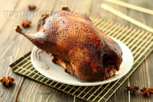 Домашняя утка, запеченная по пекинскому рецепту