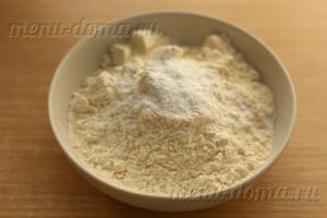 Рассыпчатое печенье из домашнего песочного теста (выпекаем в духовке)