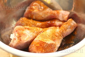 Готовим сочные куриные голени на плите, в сковородке